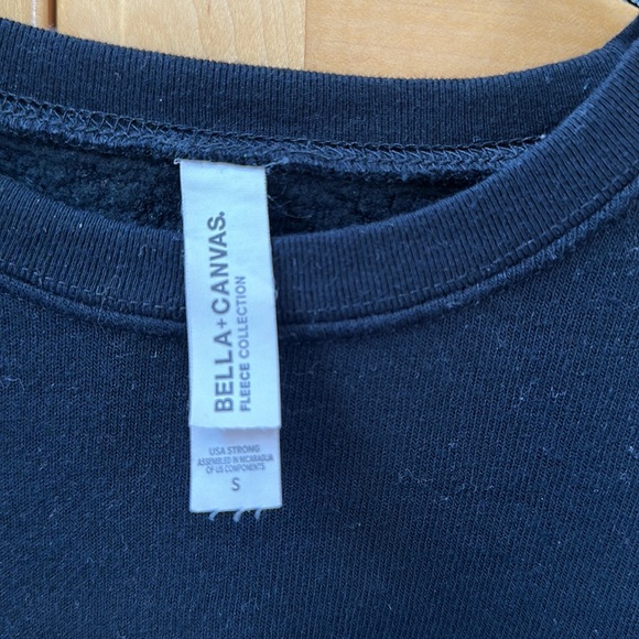 Alchemy Cropped Black Sweatshirt - Picture 4 of 6